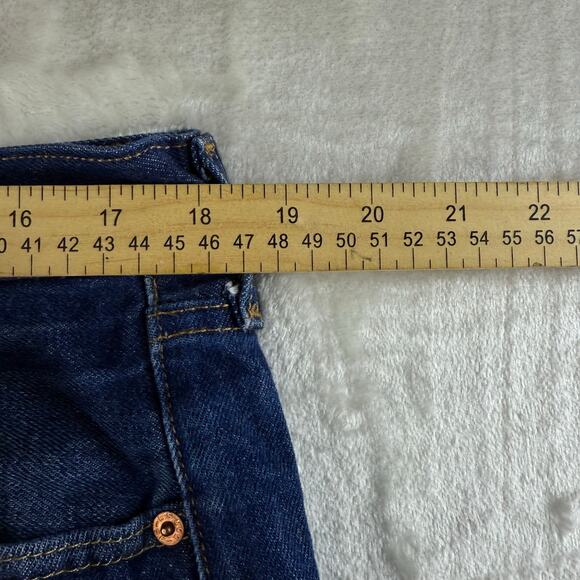 Levi's 501 Jeans Men's 38x32 Medium Wash Blue Straight Leg Casual / Workwear - Picture 8 of 9